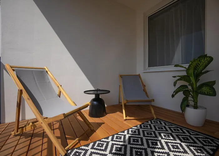 Apartmán Bright Stylish With A Huge Terrace In A Location Vídeň