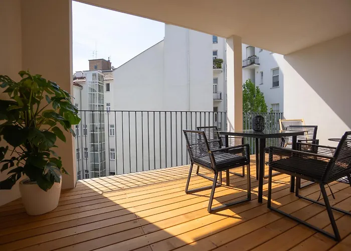 Apartmán Bright Stylish With A Huge Terrace In A Location Vídeň